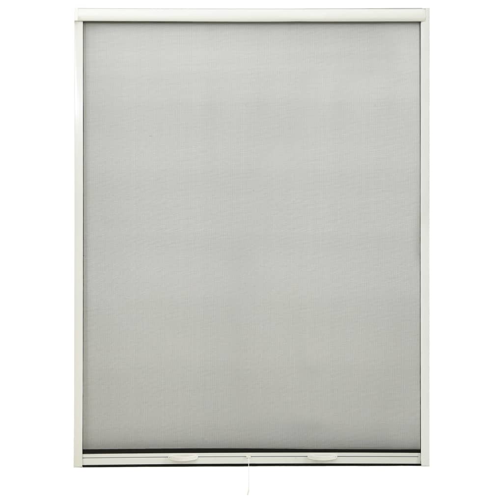 vidaXL Rolovací okenní síť proti hmyzu bílá 130 x 170 cm