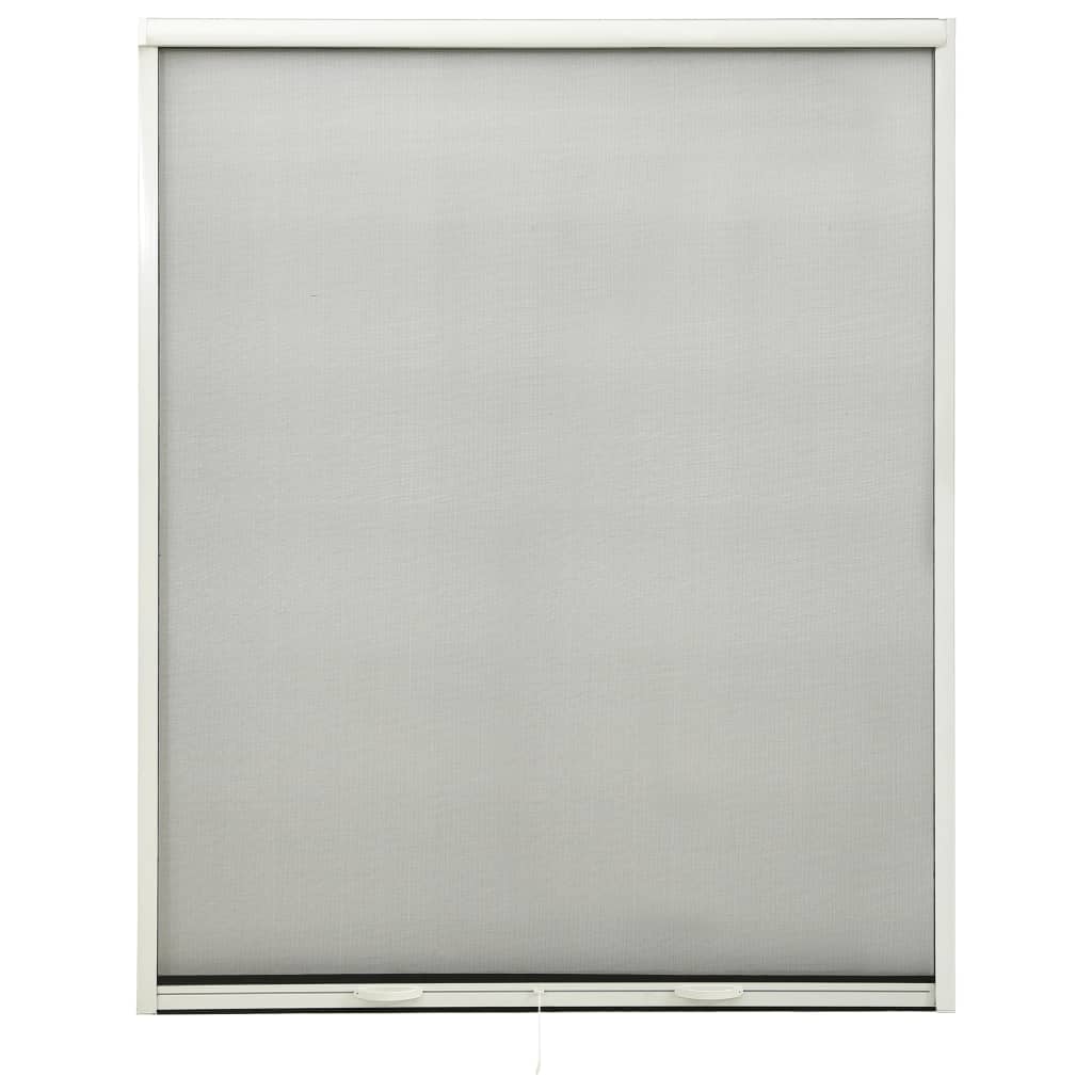 vidaXL Rolovací okenní síť proti hmyzu bílá 160 x 170 cm