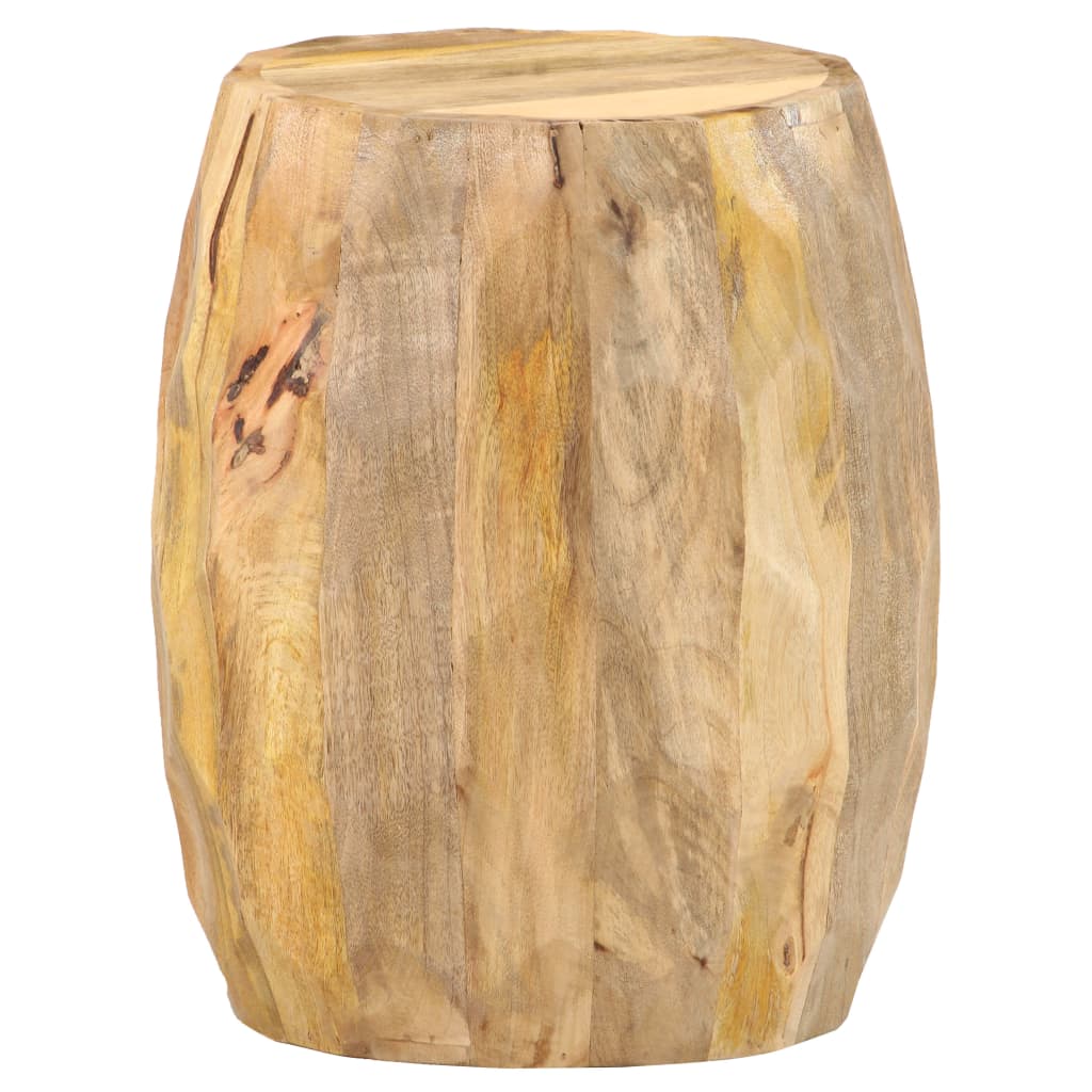 vidaXL Stolička ve tvaru bubnu masivní mangovníkové dřevo