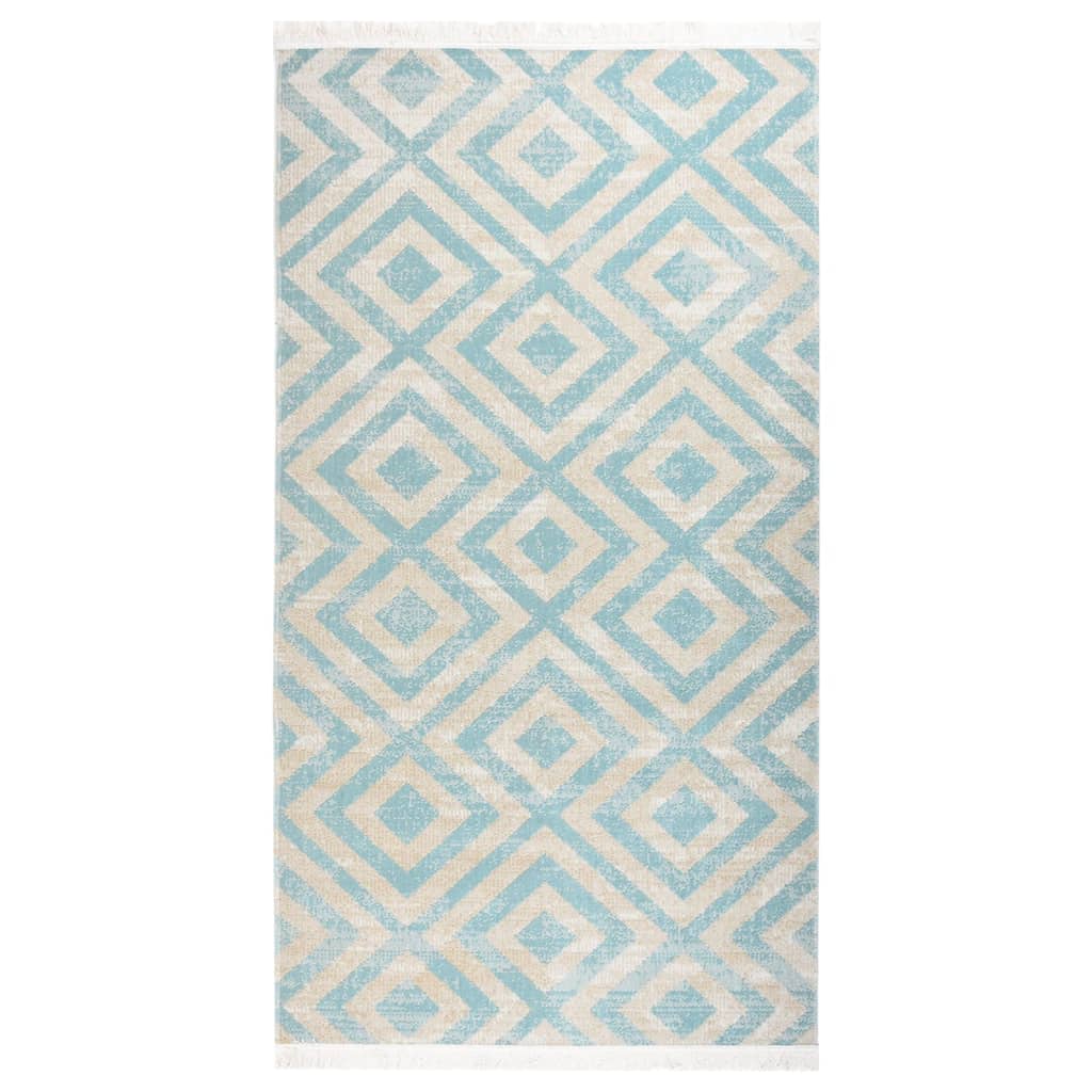 vidaXL Venkovní koberec hladce tkaný 80 x 150 cm zelenobéžový