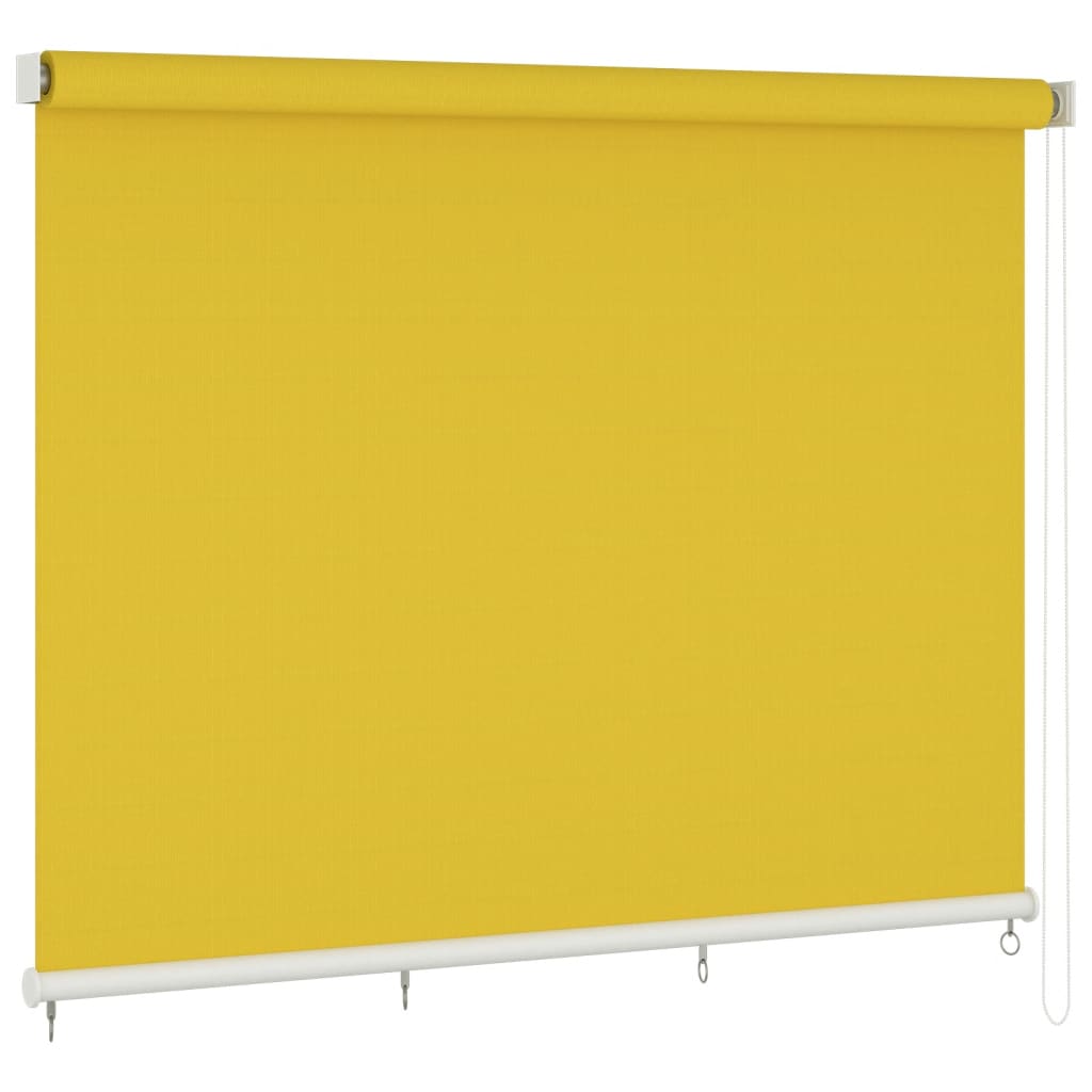 vidaXL Venkovní roleta 400 x 140 cm žlutá