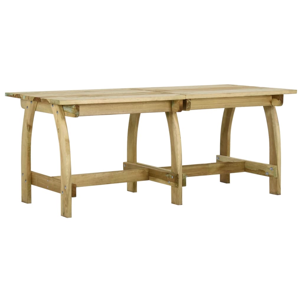 vidaXL Zahradní stůl 220 x 74 x 75 cm impregnované borové dřevo