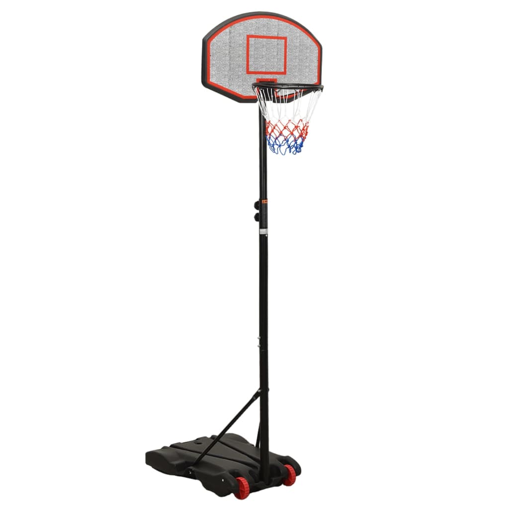 vidaXL Basketbalový koš černý 216-250 cm polyethylen
