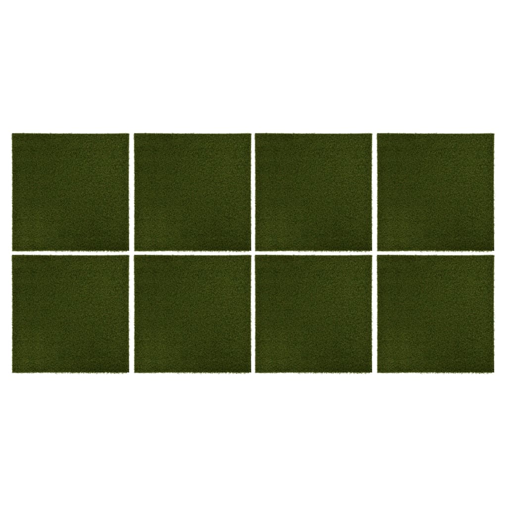 vidaXL Dlaždice s umělou trávou 8 ks 50 x 50 x 2