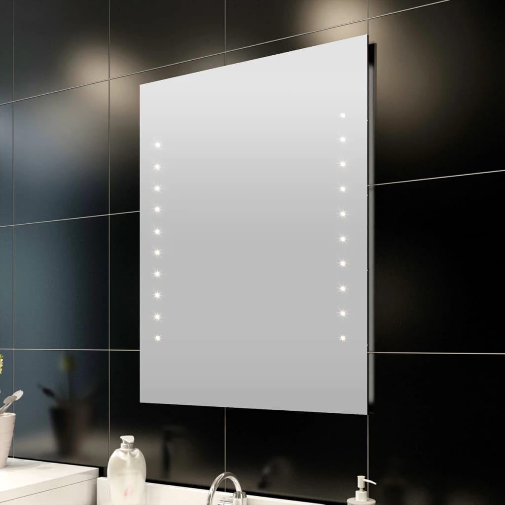 vidaXL Koupelnové zrcadlo s LED diodami