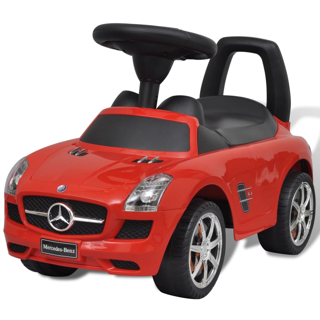vidaXL Mercedes Benz dětské auto / odrážedlo červené
