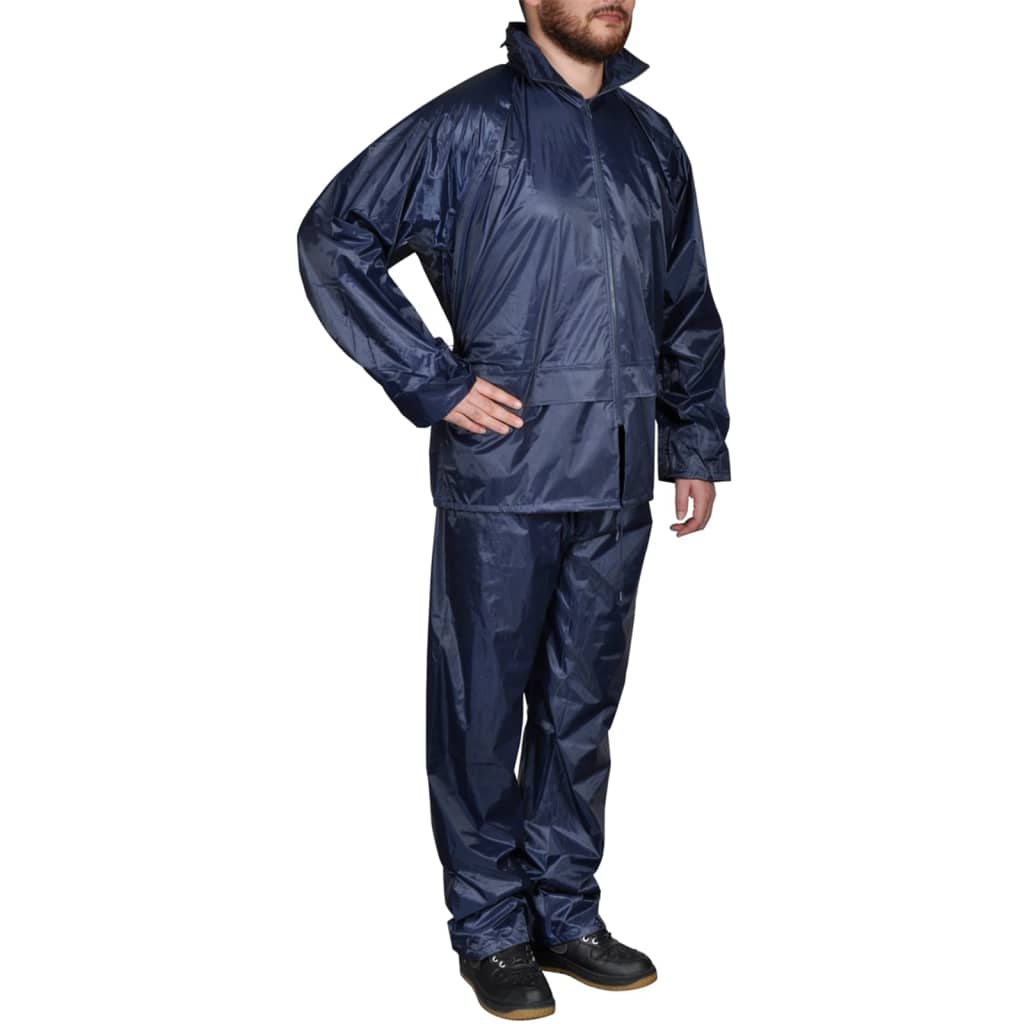 vidaXL Pánský 2 dílný oblek do deště s kapuc
