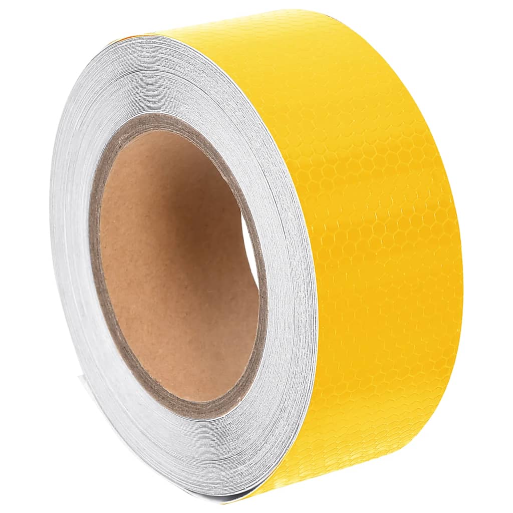 vidaXL Reflexní páska žlutá 5 cm x 20 m PVC