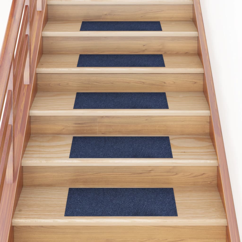 vidaXL Samolepící nášlapy na schody obdélníkové 15 ks 60 x 25 cm modré