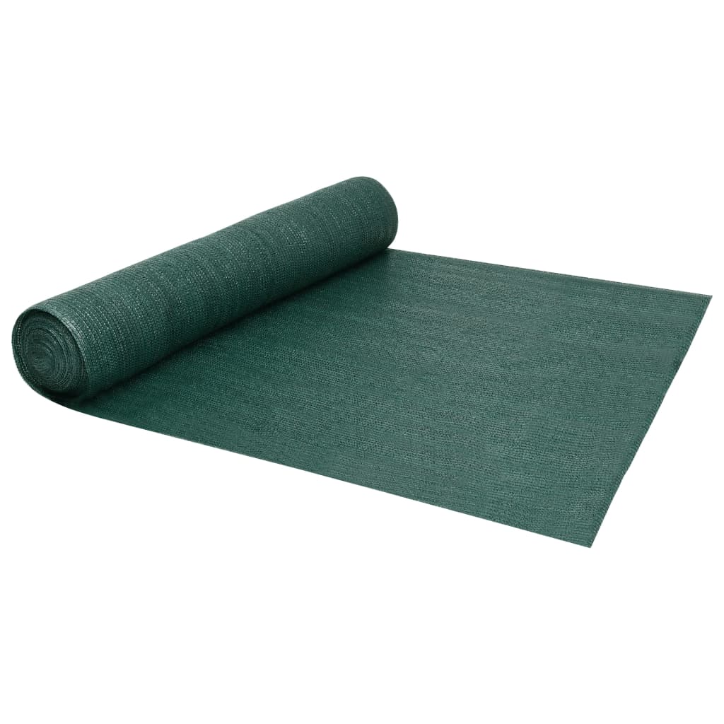 vidaXL Stínící tkanina zelená 1 x 10 m HDPE 195 g/m²