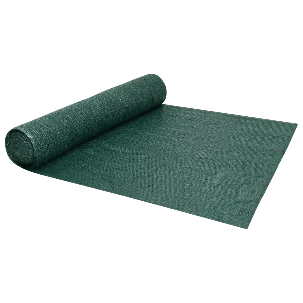 vidaXL Stínící tkanina zelená 2 x 50 m HDPE 150 g/m²