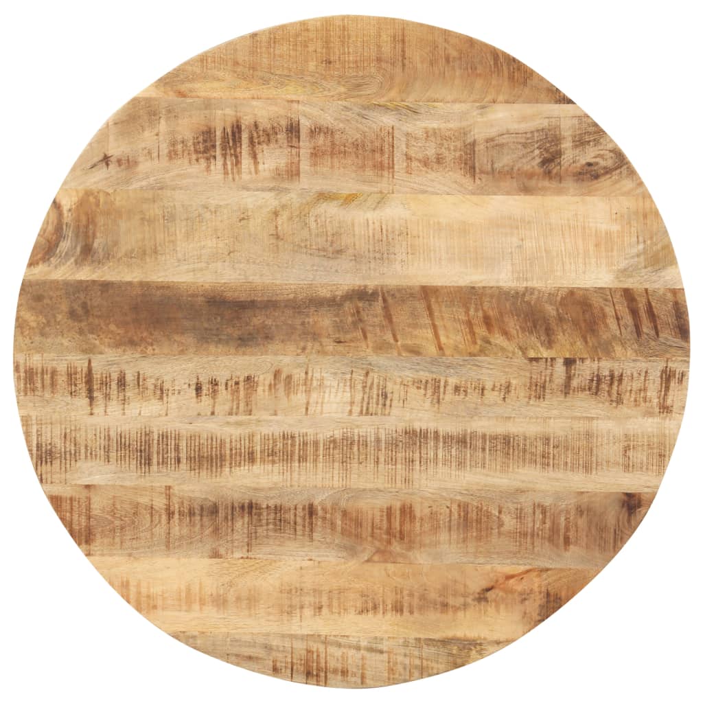 vidaXL Stolní deska masivní mangovníkové dřevo kulatá 15-16 mm 80 cm
