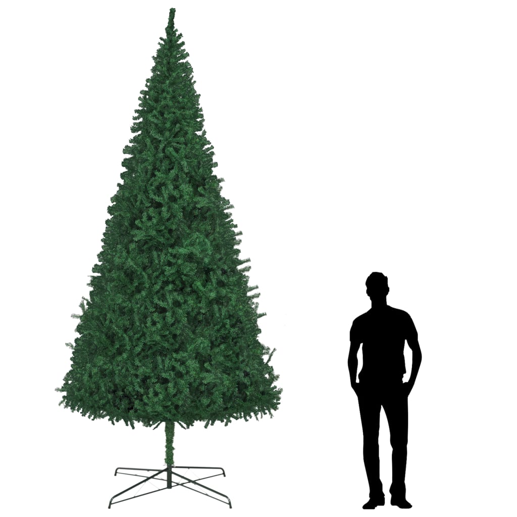 vidaXL Umělý vánoční strom 400 cm zelený