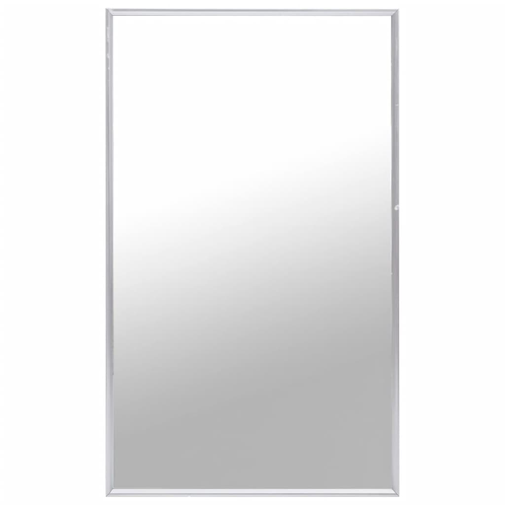 vidaXL Zrcadlo stříbrné 100 x 60 cm