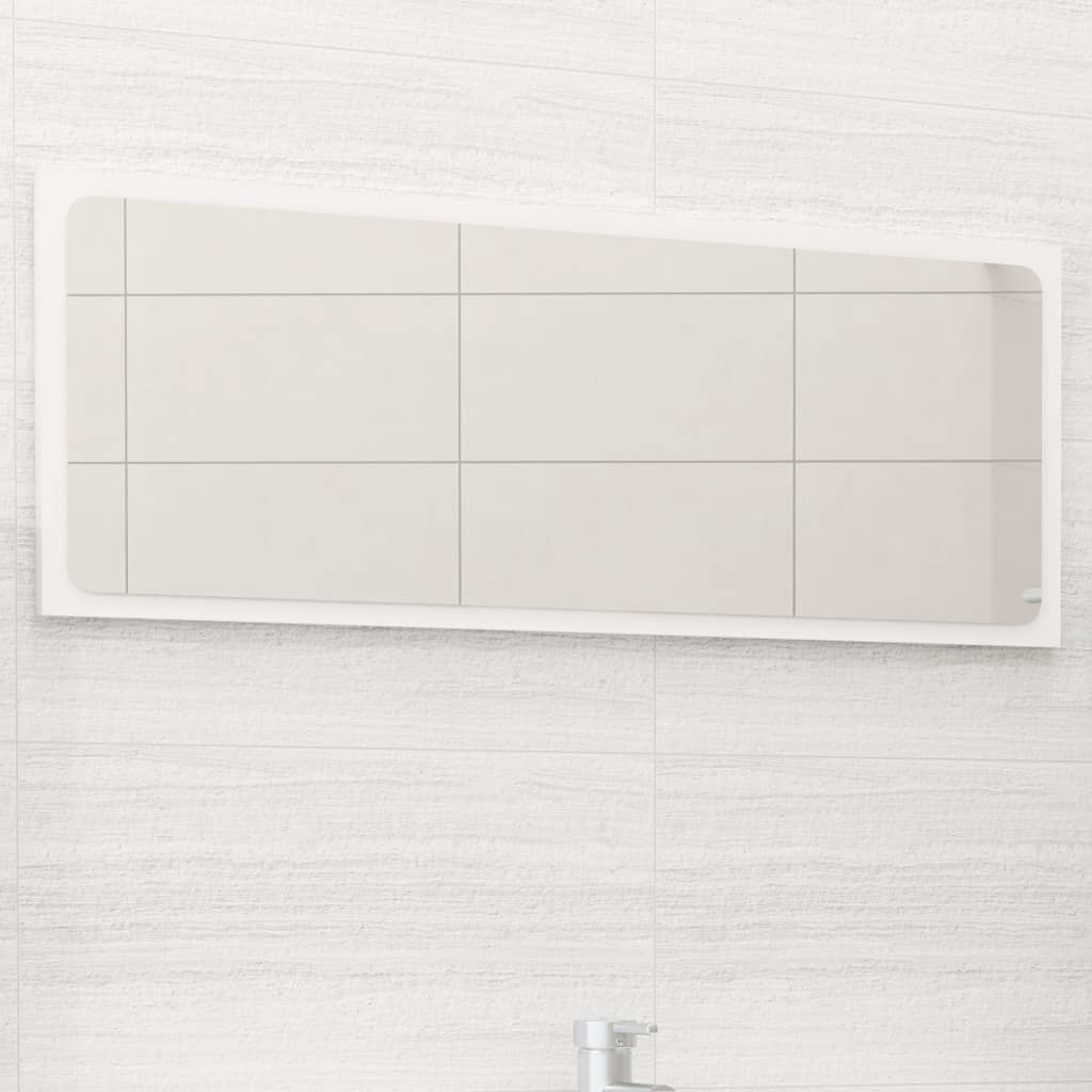 vidaXL Koupelnové zrcadlo bílé 90 x 1