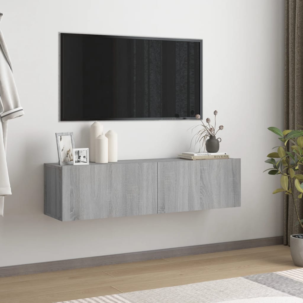 vidaXL TV skříňka šedá sonoma 120x30x30 cm kompozitní dřevo