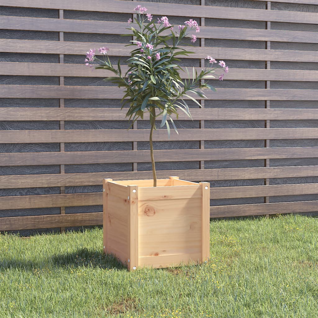 vidaXL Zahradní truhlík 40 x 40 x 40 cm masivní borovice