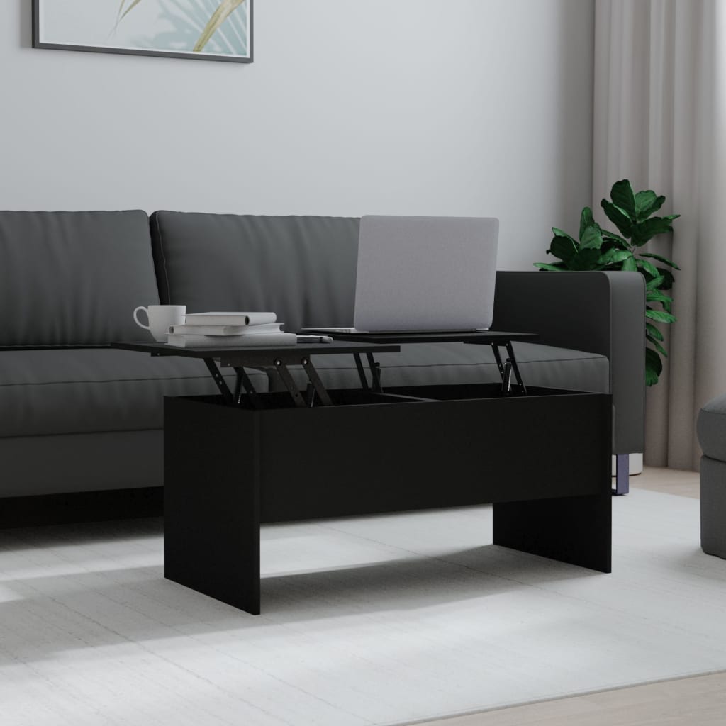 vidaXL Konferenční stolek černý 102 x 50