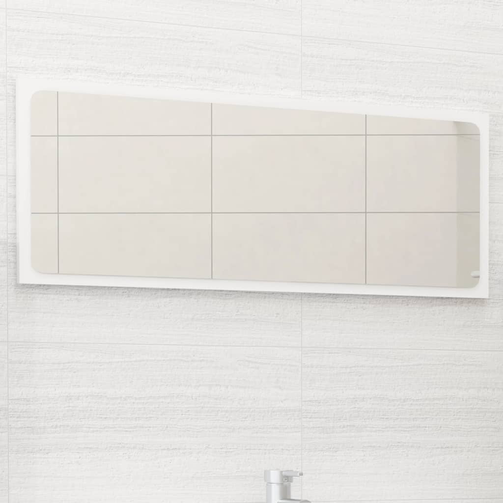 vidaXL Koupelnové zrcadlo bílé 90 x 1