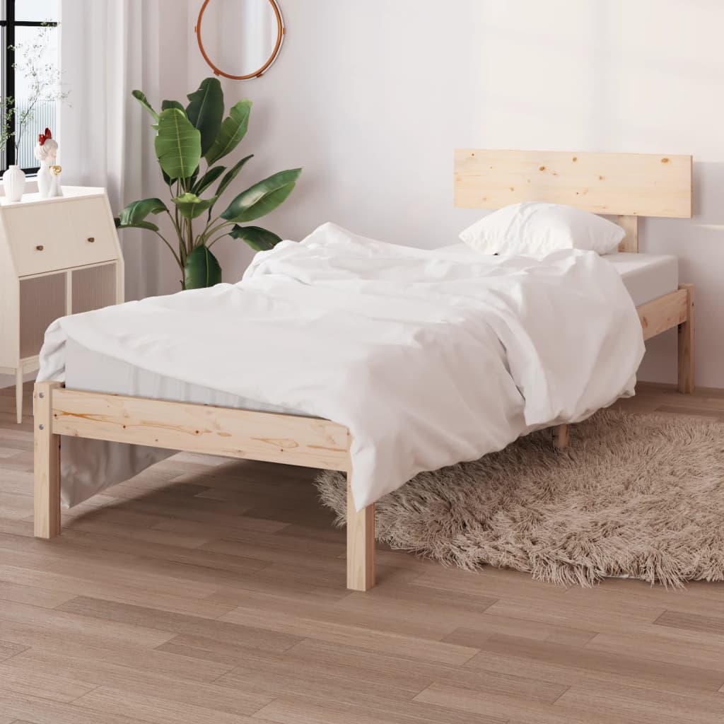 vidaXL Rám postele masivní dřevo borovice 100 x 200 cm