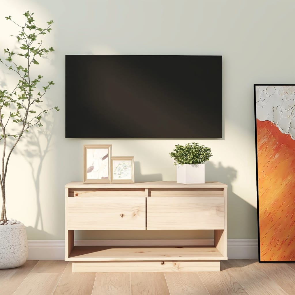 vidaXL TV skříňka 74 x 34 x 40 cm masivní borové dřevo