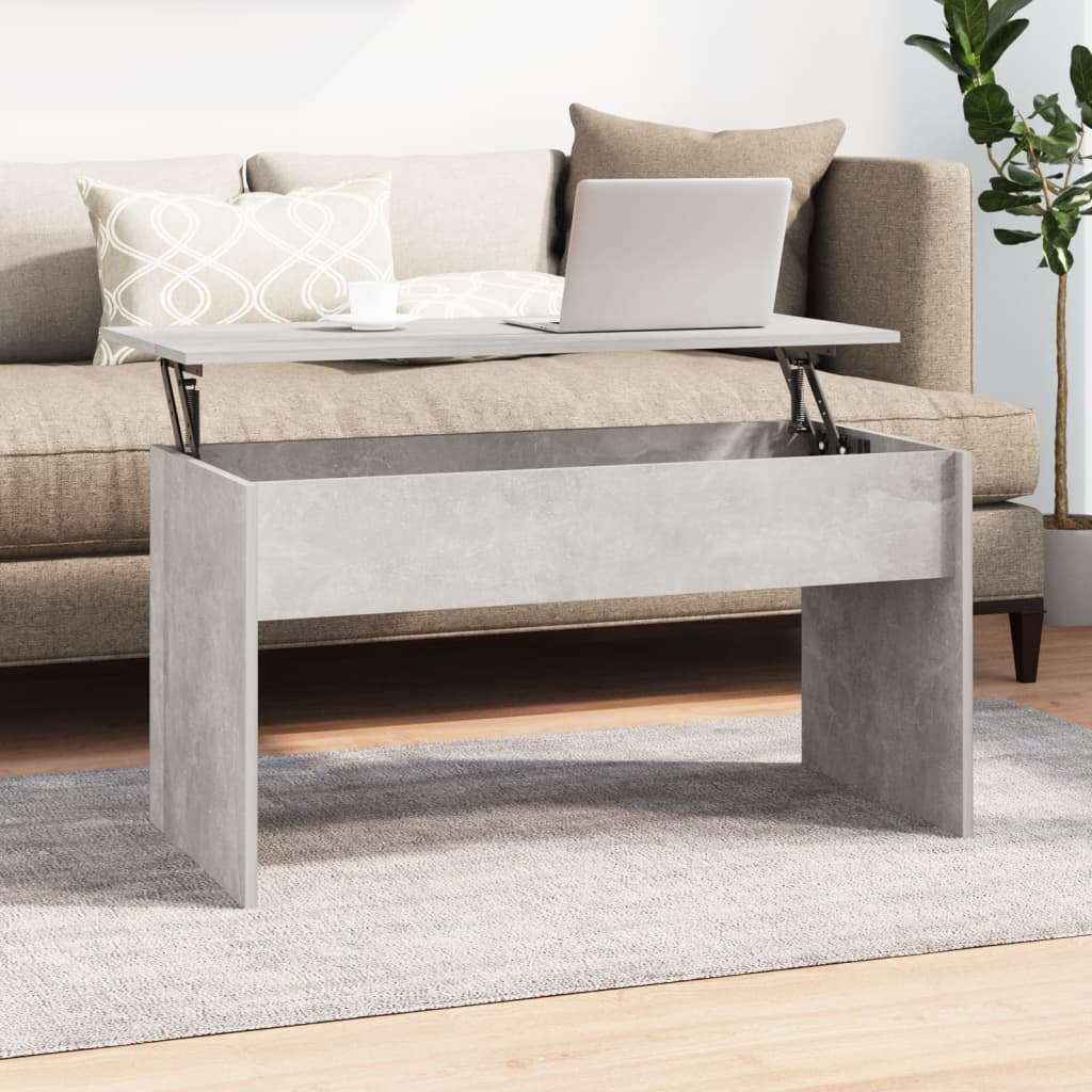 vidaXL Konferenční stolek betonově šedý 102 x 50