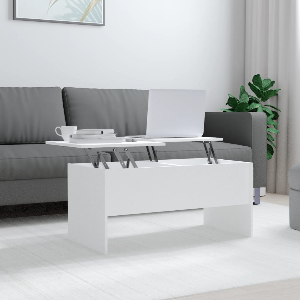 vidaXL Konferenční stolek bílý 102 x 50