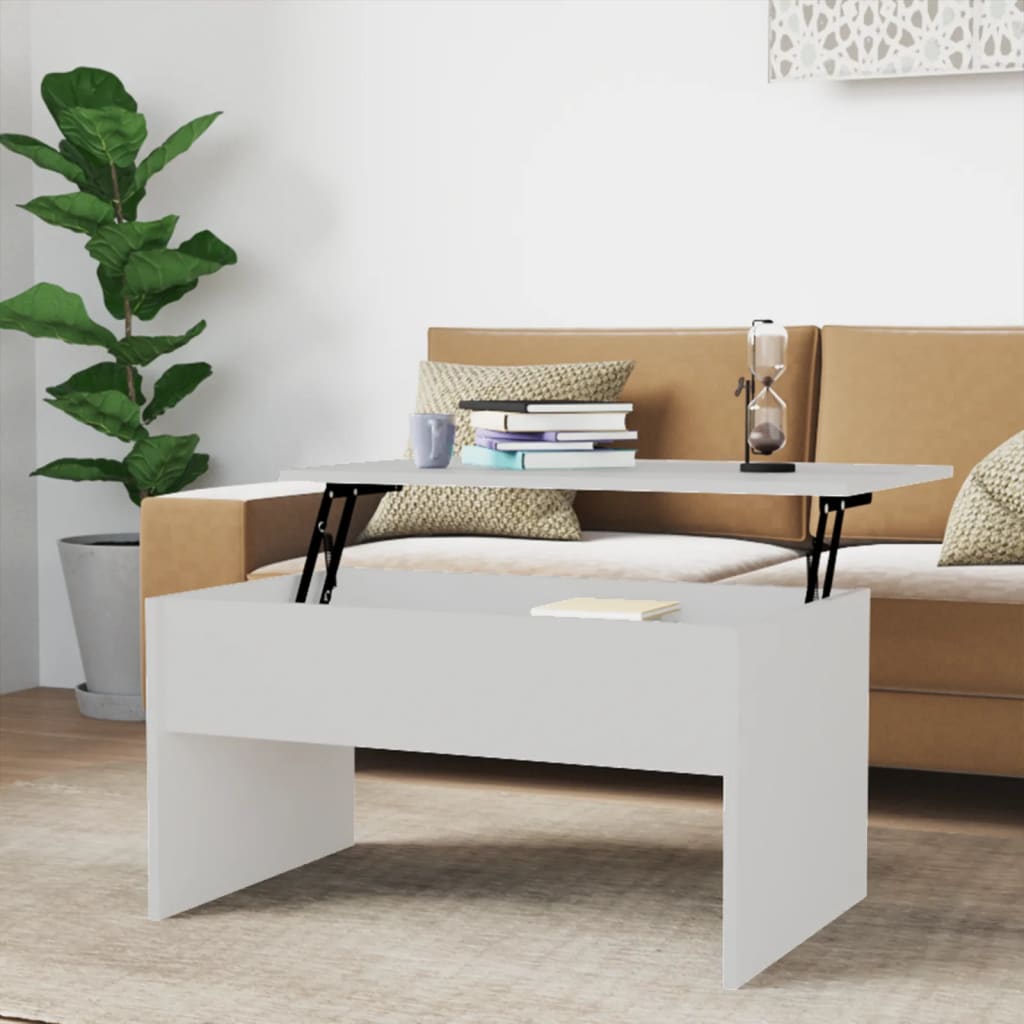 vidaXL Konferenční stolek bílý 80 x 50