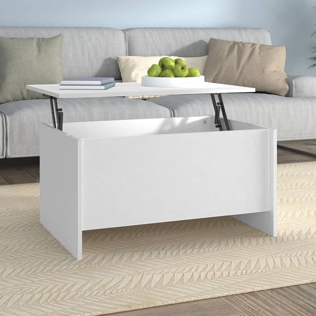 vidaXL Konferenční stolek bílý 80 x 55