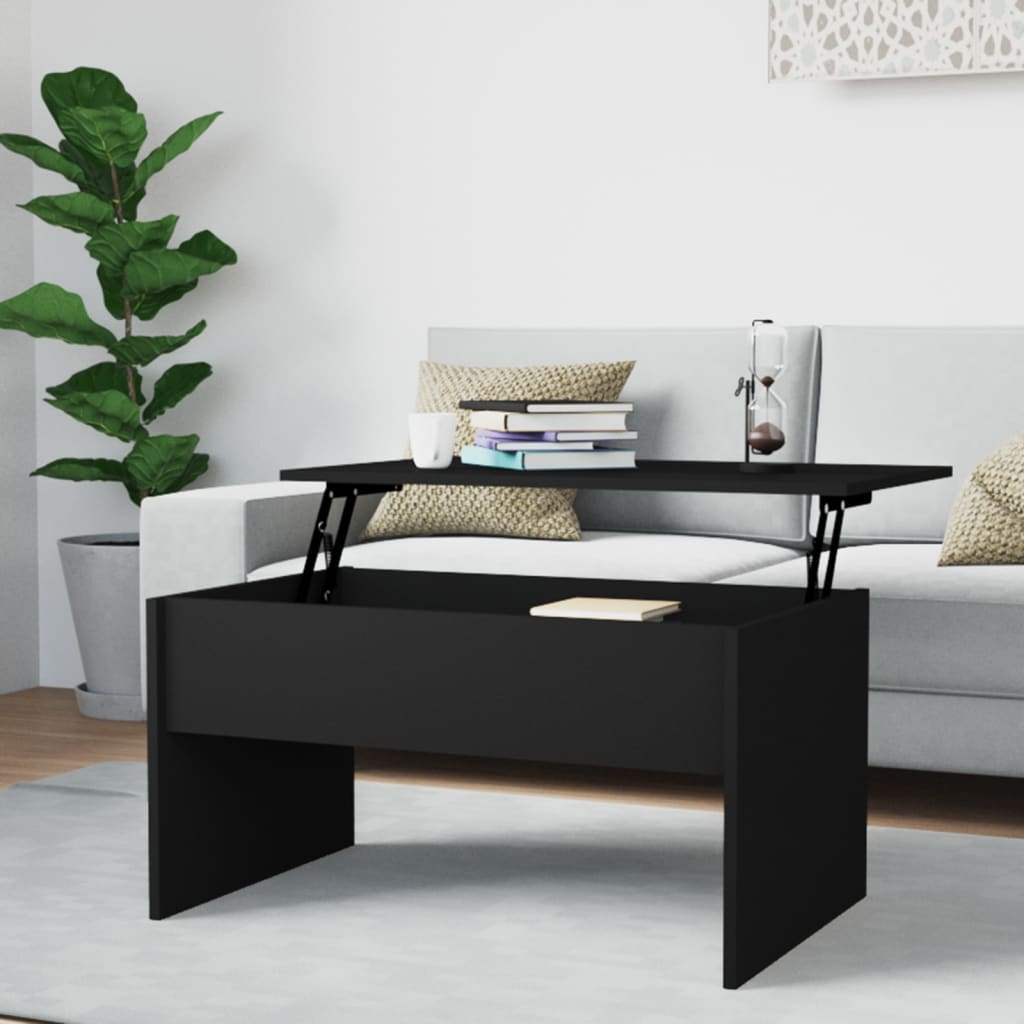 vidaXL Konferenční stolek černý 80 x 50