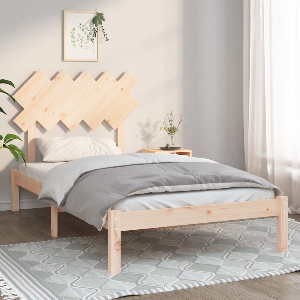 vidaXL Rám postele 100 x 200 cm masivní dřevo